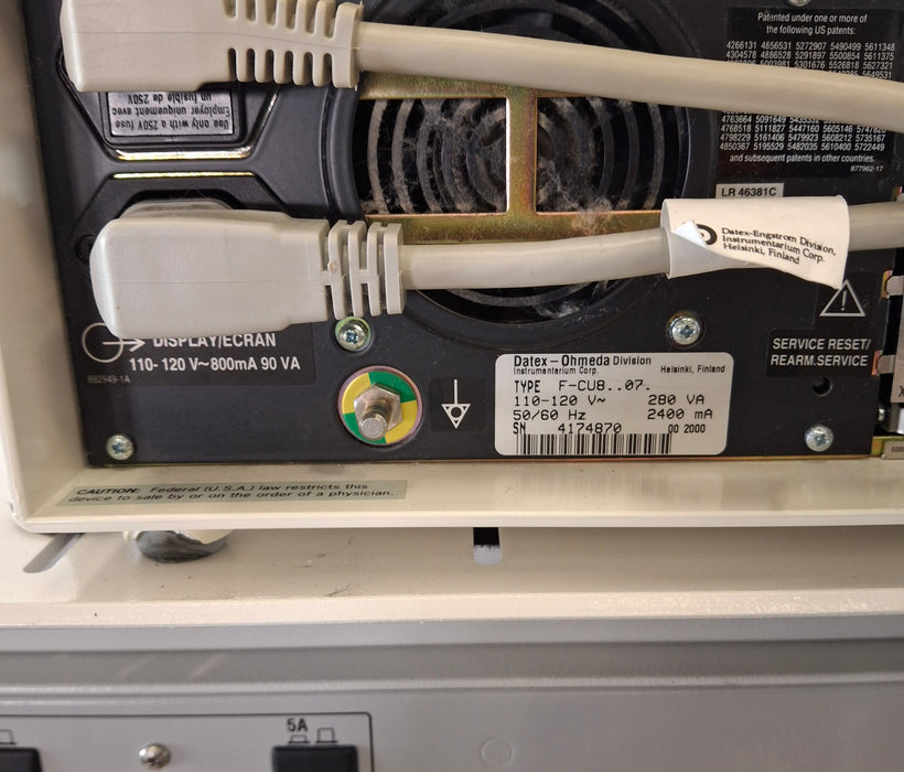 GE Healthcare GE Healthcare Aestiva 3000 Anesthesia System Anesthesia reLink Medical