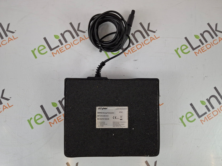 Stryker Stryker SERFAS Energy Foot Control Surgical Equipment reLink Medical