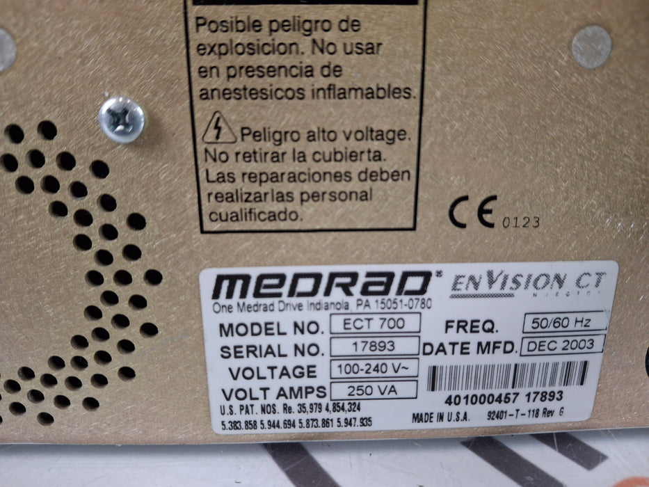 Medrad Envision ECT 700 CT Injector