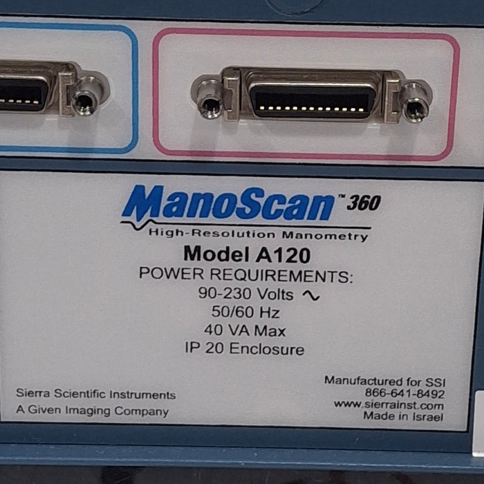 Given Imaging Inc ManoScan A120 FGS-4374 High-Resolution Manometry Module