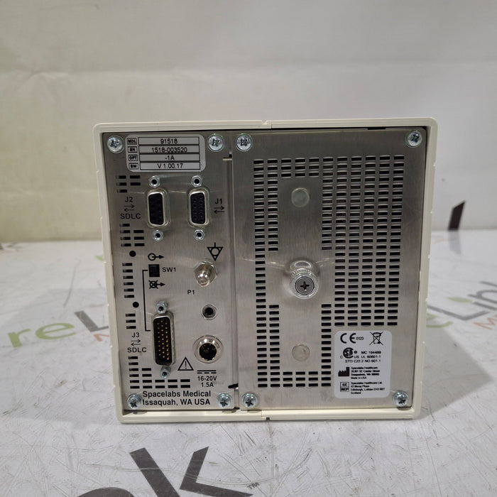 Spacelabs Healthcare Ultraview SL 91518 Multigas Analyzer