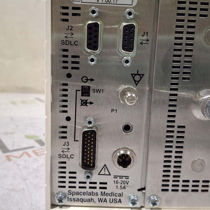 Spacelabs Healthcare Ultraview SL 91518 Multigas Analyzer