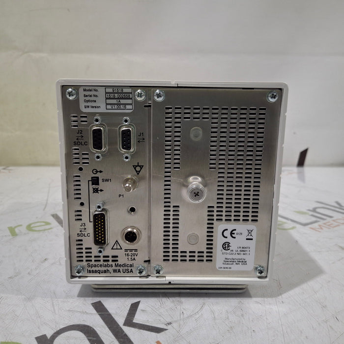 Spacelabs Healthcare Ultraview SL 91518 Multigas Analyzer