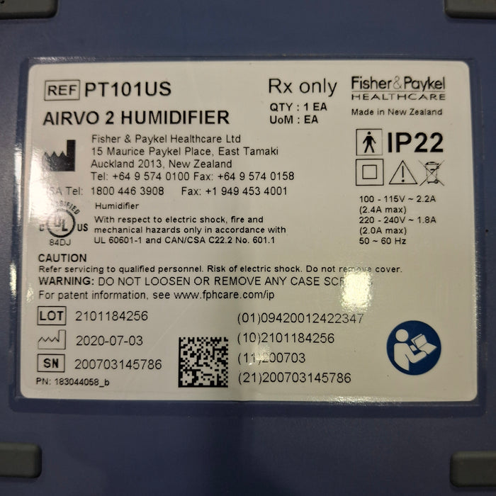 Fisher & Paykel Airvo 2 Humidified High Flow Therapy Unit