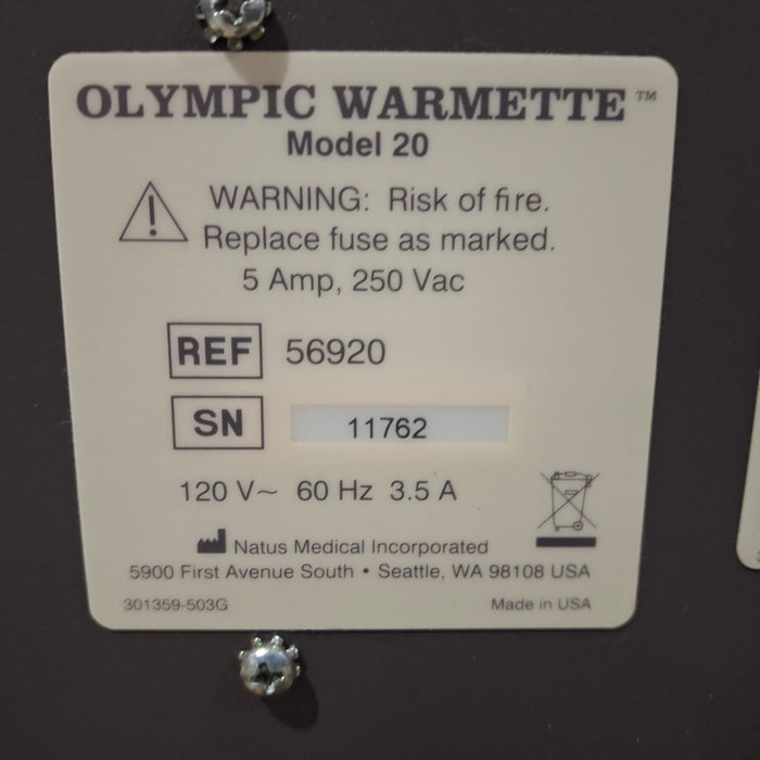 Olympic Warmette Warmer