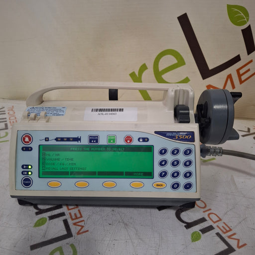 Smiths Medical Smiths Medical Medfusion 3500 Version 4 Syringe Infusion Pump Infusion Pump reLink Medical