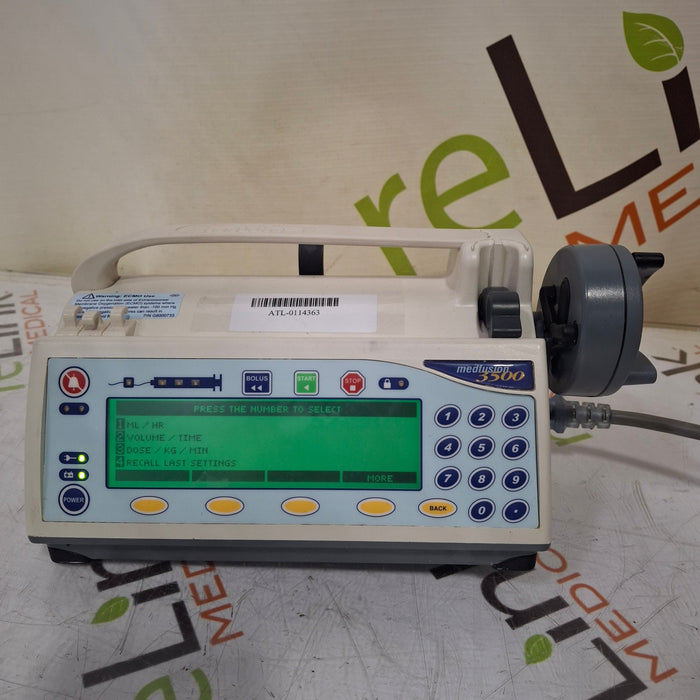 Smiths Medical Smiths Medical Medfusion 3500 Version 4 Syringe Infusion Pump Infusion Pump reLink Medical