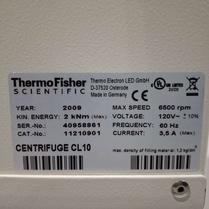Thermo Scientific Thermo Scientific CL10 Centrifuge Centrifuges reLink Medical