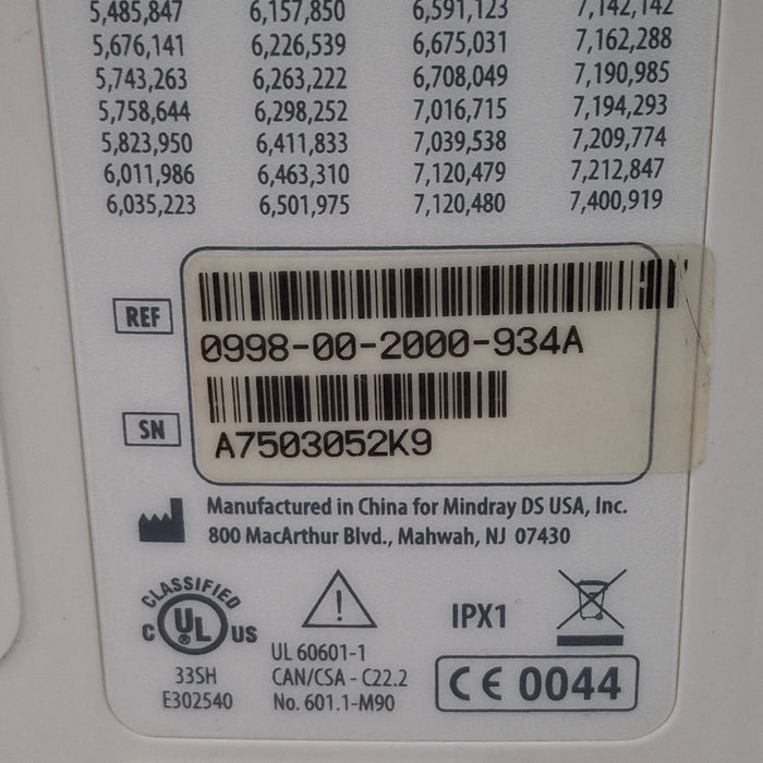 Mindray Mindray Datascope Accutorr V Vital Signs Monitor Patient Monitors reLink Medical