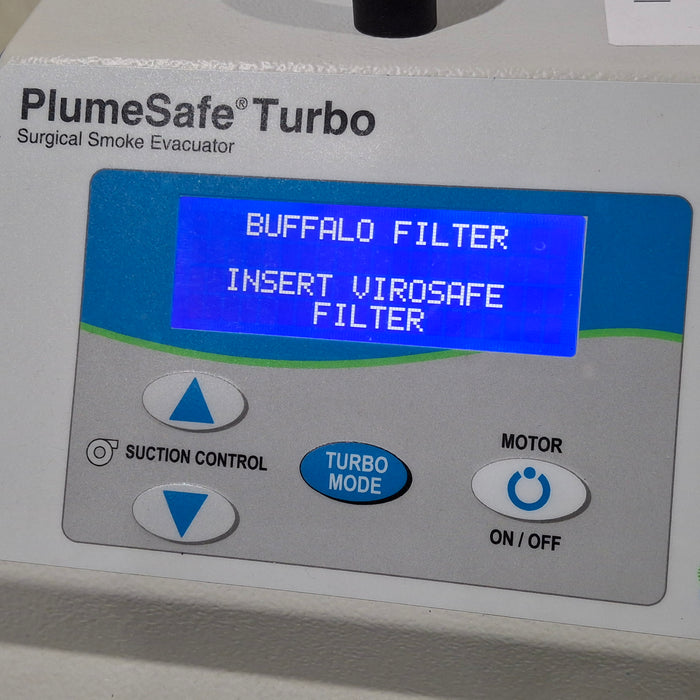 Buffalo Filter Buffalo Filter PlumeSafe Whisper Turbo Smoke Evacuation System Electrosurgical Units reLink Medical