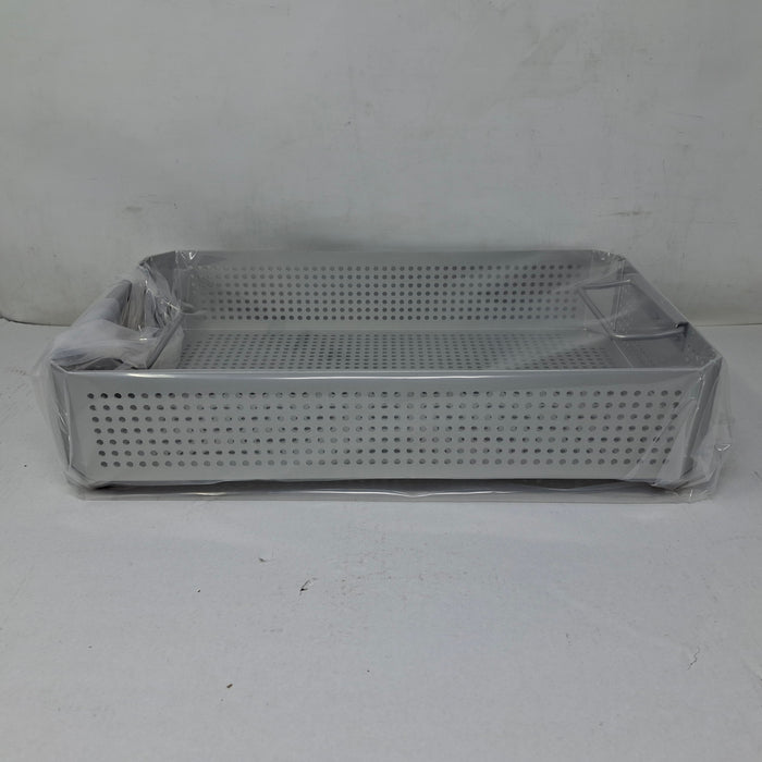Case Medical Inc MediTray BSKQ03 Mid Size Aluminum Basket 15.8"x9.6"x3"