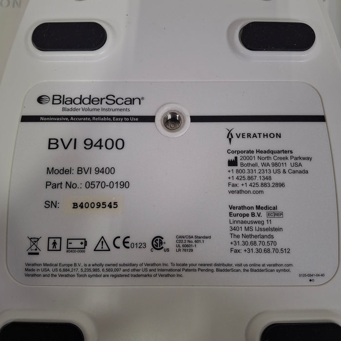 Verathon Medical, Inc Verathon Medical, Inc BVI 9400 Bladderscan Surgical Equipment reLink Medical