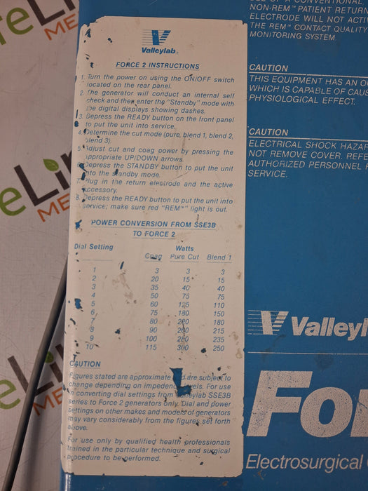 Valleylab Valleylab Force 2 Electrosurgical Unit Electrosurgical Units reLink Medical