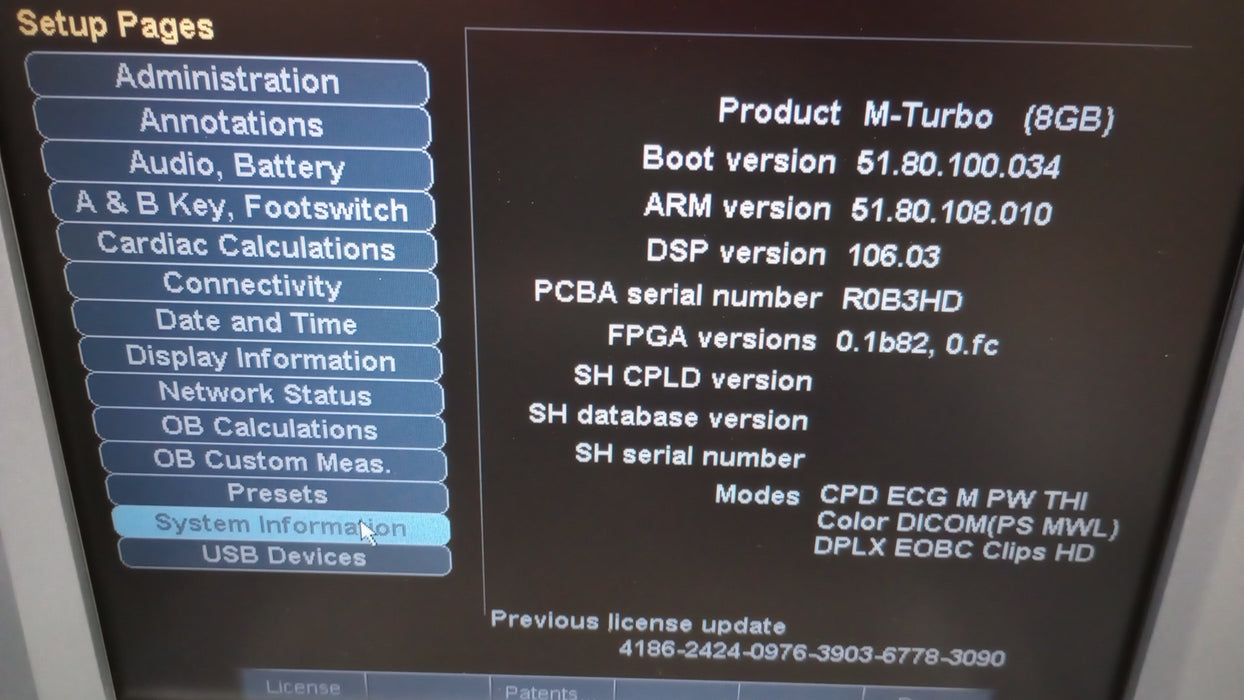 Sonosite M-Turbo Ultrasound