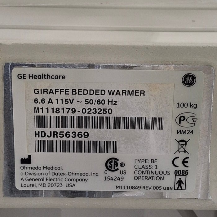 GE Healthcare GE Healthcare Giraffe IRES Infant Warmer Infant Warmers and Incubators reLink Medical