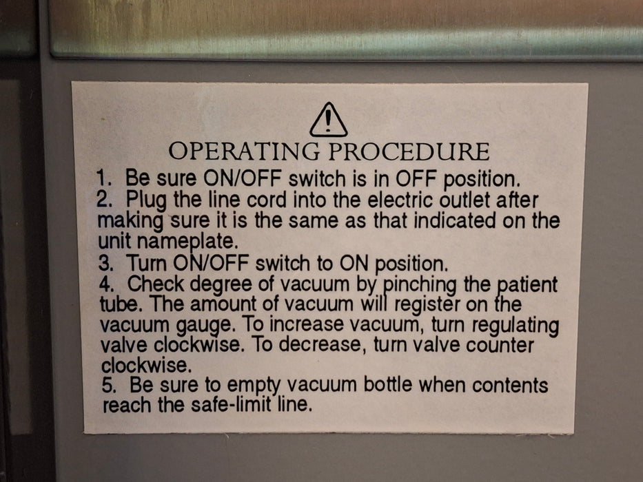 Gomco Gomco 3830 Uterine Aspirator Surgical Equipment reLink Medical