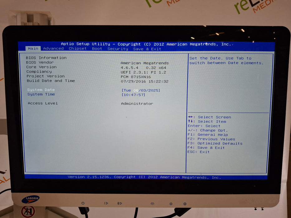 Laborie Aquarius XT Urodynamic Analyzer System Tower