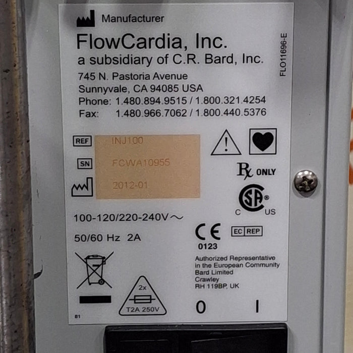 FlowCardia FG1002 GEN 200 FlowMate Injector