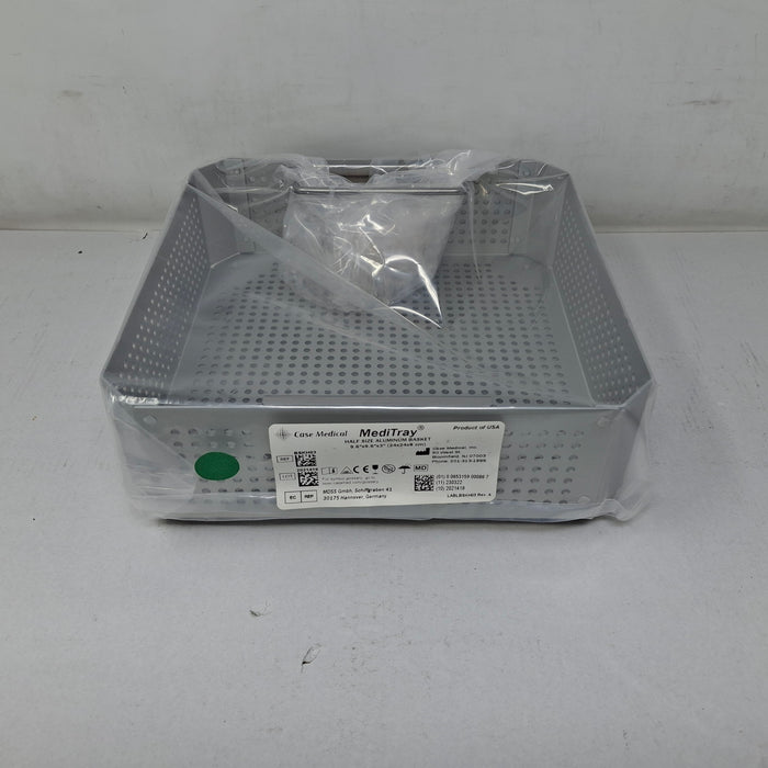 Case Medical Inc MediTray BSKH03 Half Size Aluminum Basket 9.6"x9.6"x3"