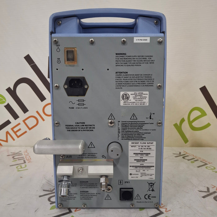 CareFusion CareFusion Infant Flow SIPAP Ventilation System Respiratory reLink Medical