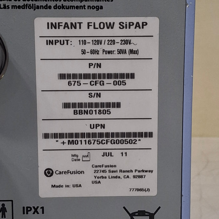 CareFusion CareFusion Infant Flow SIPAP Ventilation System Respiratory reLink Medical