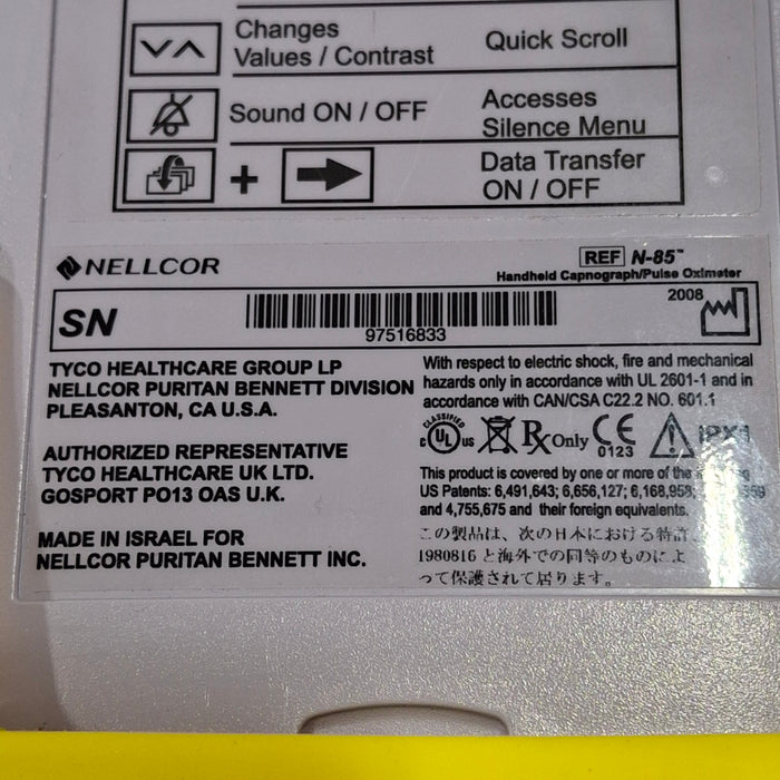 Nellcor Nellcor N-85 Pulse Oximeter Patient Monitors reLink Medical
