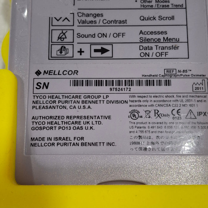 Nellcor Nellcor N-85 Pulse Oximeter Patient Monitors reLink Medical