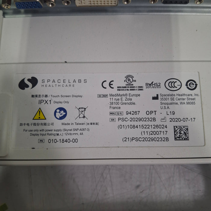 Spacelabs Healthcare Xprezzon 94267 Opt-19 Patient Monitor