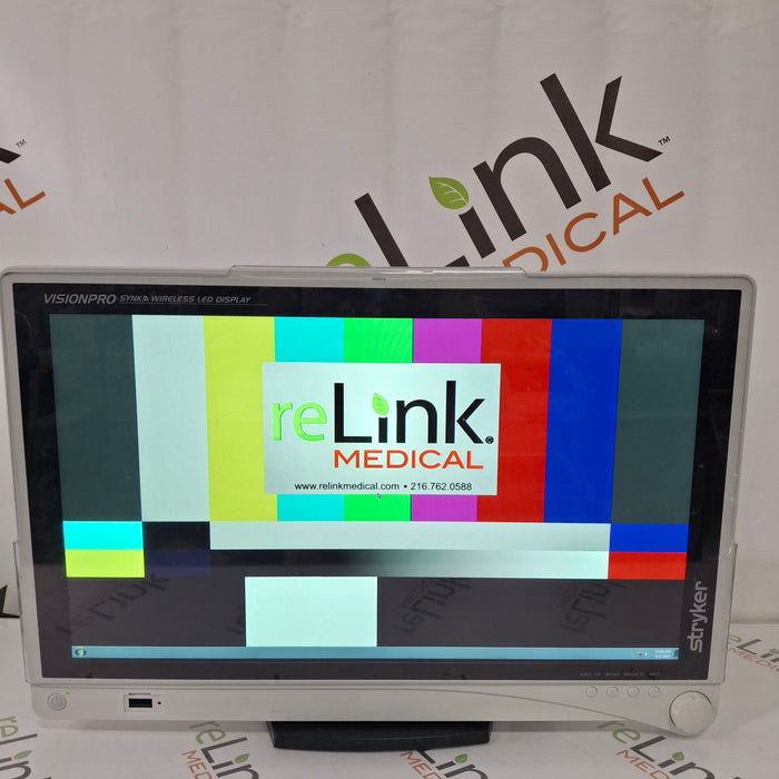 Stryker Stryker VisionPro SYNK 26 Wireless LED Display Rigid Endoscopy reLink Medical