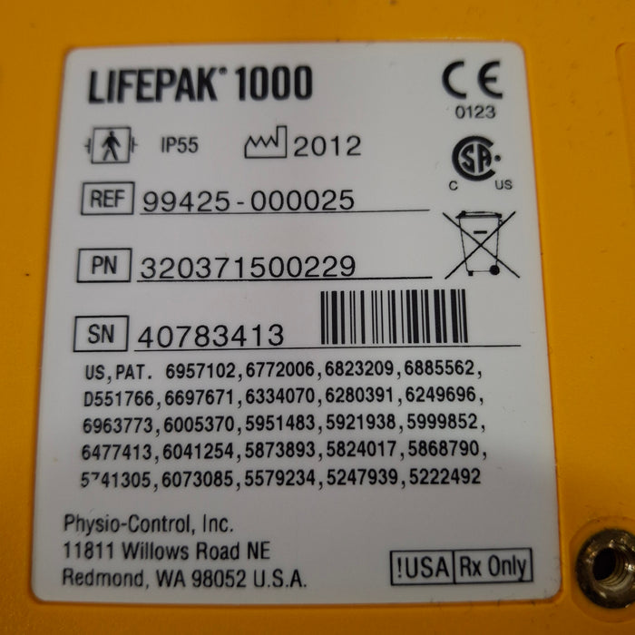 Physio-Control Physio-Control LifePak 1000 AED Defibrillators reLink Medical