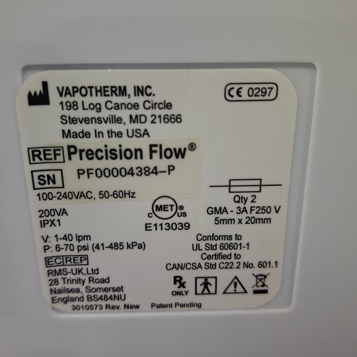 Vapotherm Precision Flow Meter Humidifier