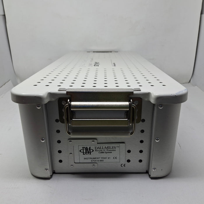 Stryker Dall-Miles Recon & Trauma Cable System Instrument Tray #1 Case