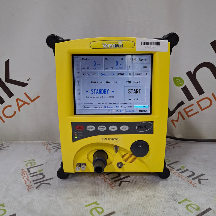 VersaMed VersaMed iVent 201 Ventilator Respiratory reLink Medical