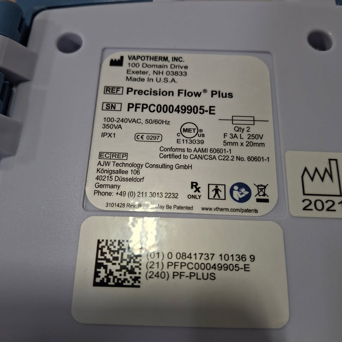 Vapotherm Precision Flow Plus Meter Humidifier