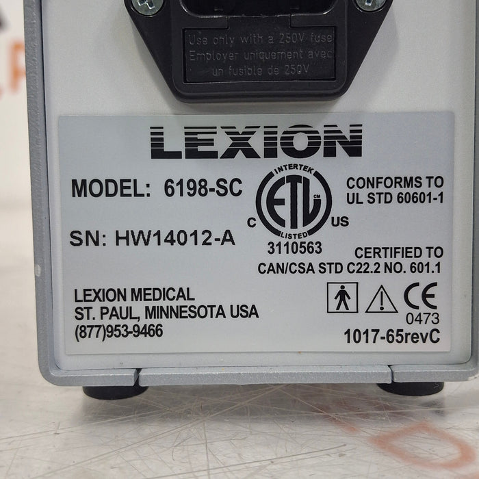 Lexion Lexion Insuflow 6198-SC Laparoscopic Gas Conditioning Surgical Equipment reLink Medical