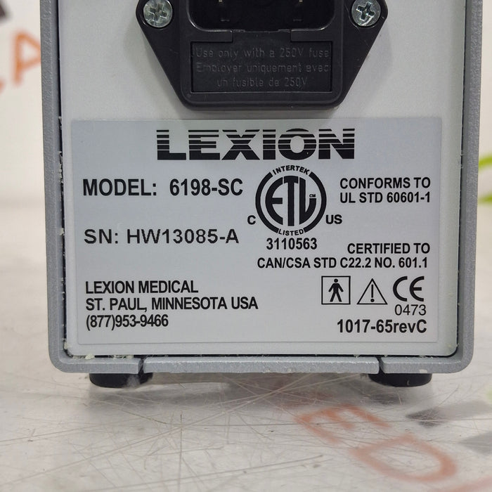 Lexion Lexion Insuflow 6198-SC Laparoscopic Gas Conditioning Surgical Equipment reLink Medical