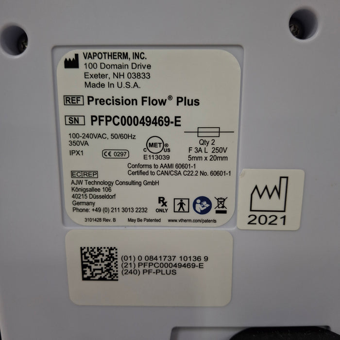 Vapotherm Precision Flow Plus Meter Humidifier