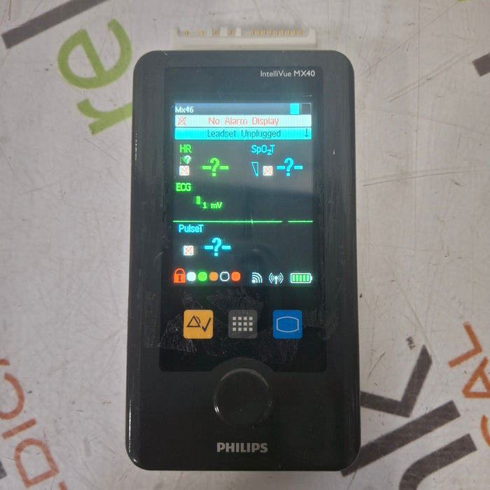 Philips Philips MX40 1.4 ECG/SPO2 865350 Telemetry Transmitter Patient Monitors reLink Medical