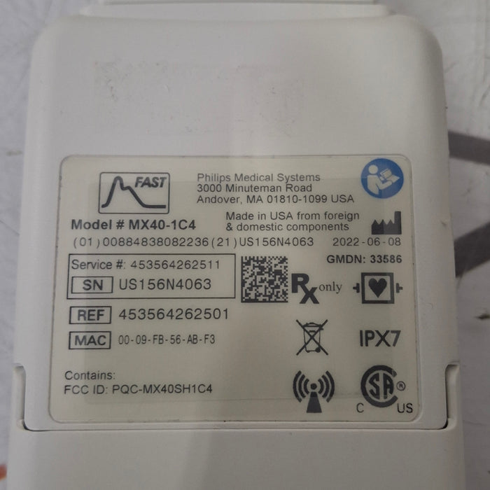 Philips Philips MX40 1.4 ECG/SPO2 865350 Telemetry Transmitter Patient Monitors reLink Medical
