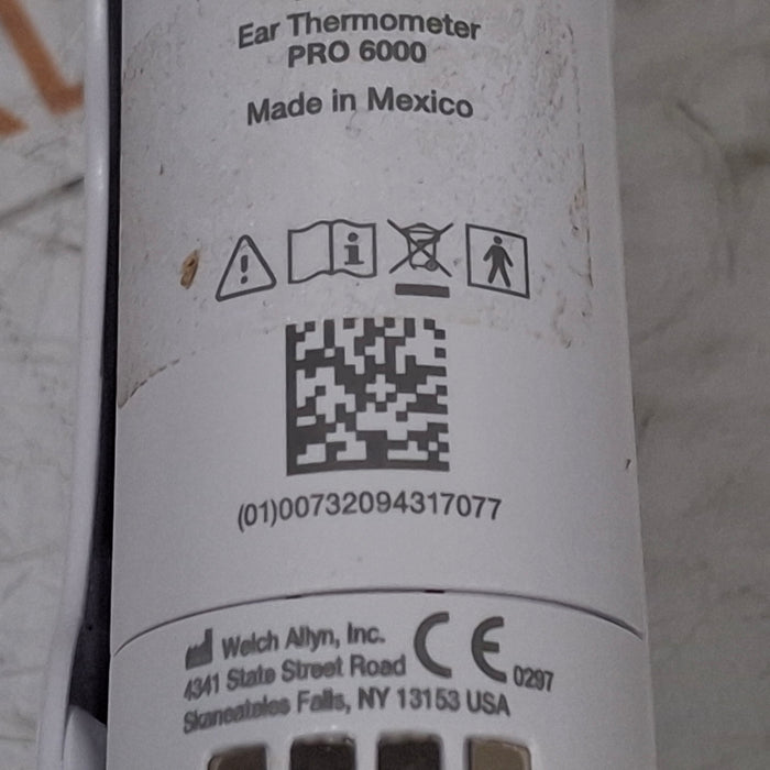 Welch Allyn Welch Allyn Braun ThermoScan PRO 6000 Ear Thermometer Diagnostic Exam Equipment reLink Medical