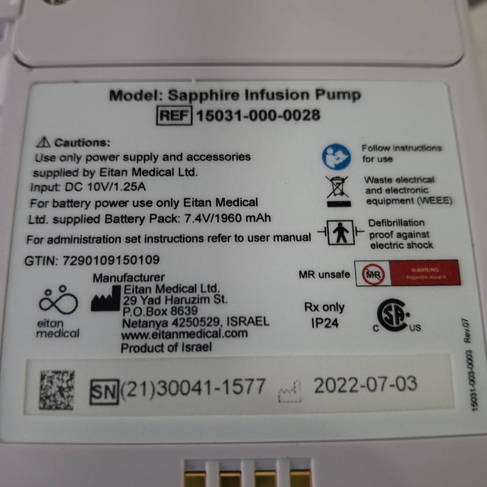 QCore Medical Sapphire Multi-Therapy Infusion Pump