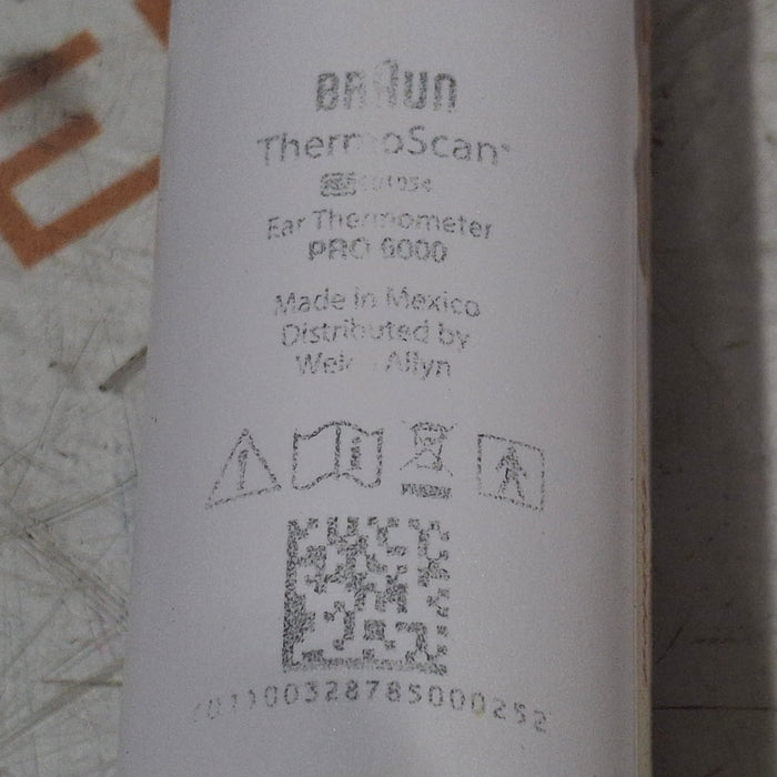 Welch Allyn Welch Allyn Braun ThermoScan PRO 6000 Ear Thermometer Diagnostic Exam Equipment reLink Medical