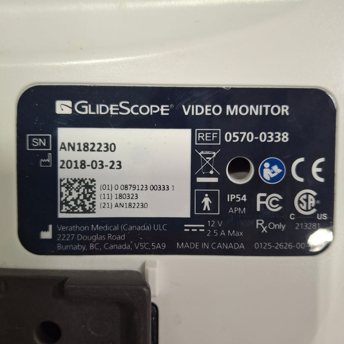 Verathon Medical, Inc Glidescope Video Laryngoscope