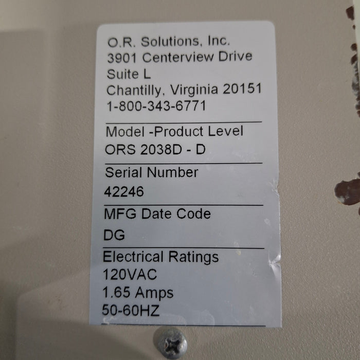 OR Solutions ORS-2038D Solution Warmer