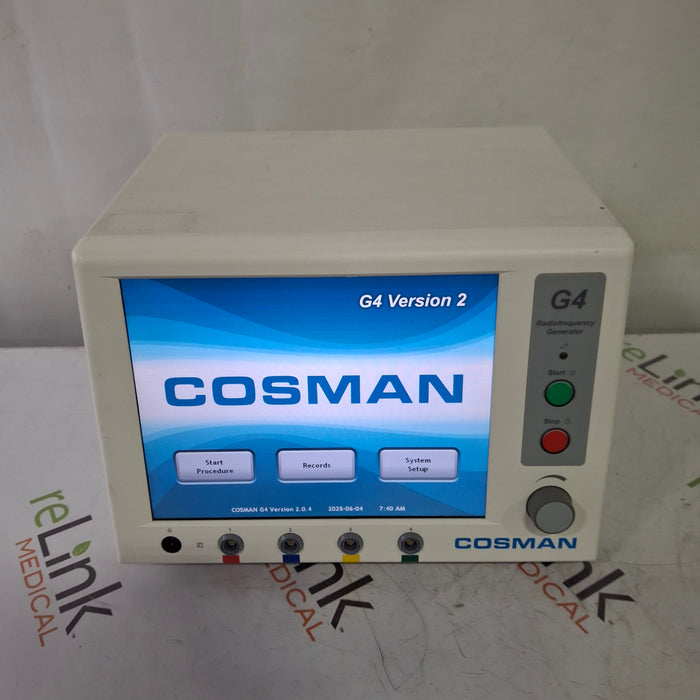 Cosman Medical, Inc. RFG-G4 Radiofrequency Generator
