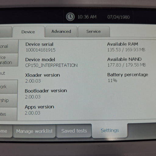 Welch Allyn Welch Allyn CP150 ECG Cardiology reLink Medical