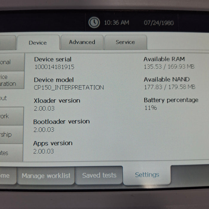 Welch Allyn Welch Allyn CP150 ECG Cardiology reLink Medical