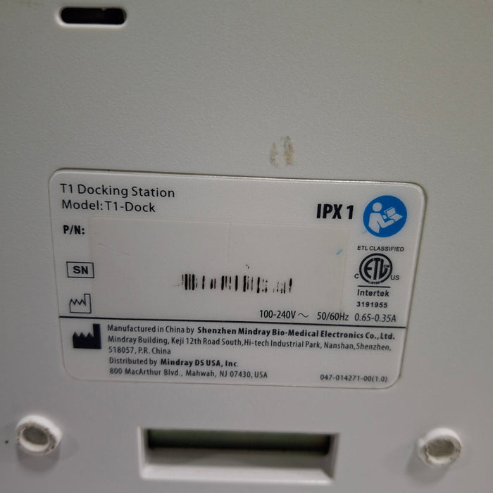 Mindray Mindray T1-Dock Docking Station Patient Monitors reLink Medical