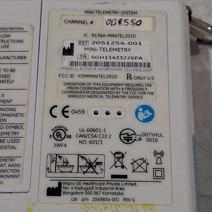 GE Healthcare 9136A-Minitel 2010 Mini Telemetry System