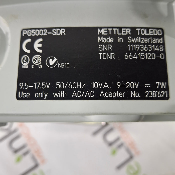 Mettler-Toledo, Inc. Mettler-Toledo, Inc. PG5002-S Delta Range Balance Scale Research Lab reLink Medical